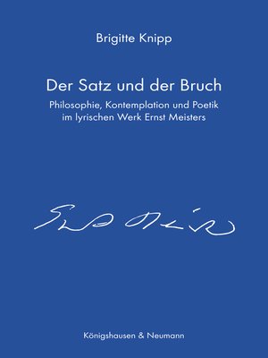 cover image of Der Satz und der Bruch